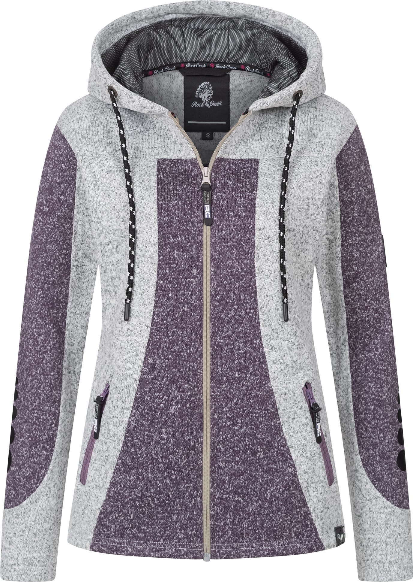 Rock Creek Fleecejacke Violett