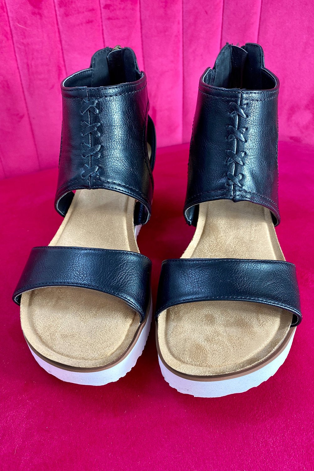 Plattform Sandalen mit Keilabsatz