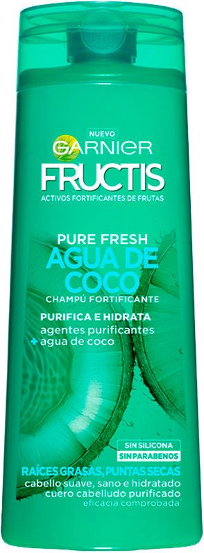 Fructis Pure Fresh Stärkendes Kokoswasser-shampoo 300 ml
