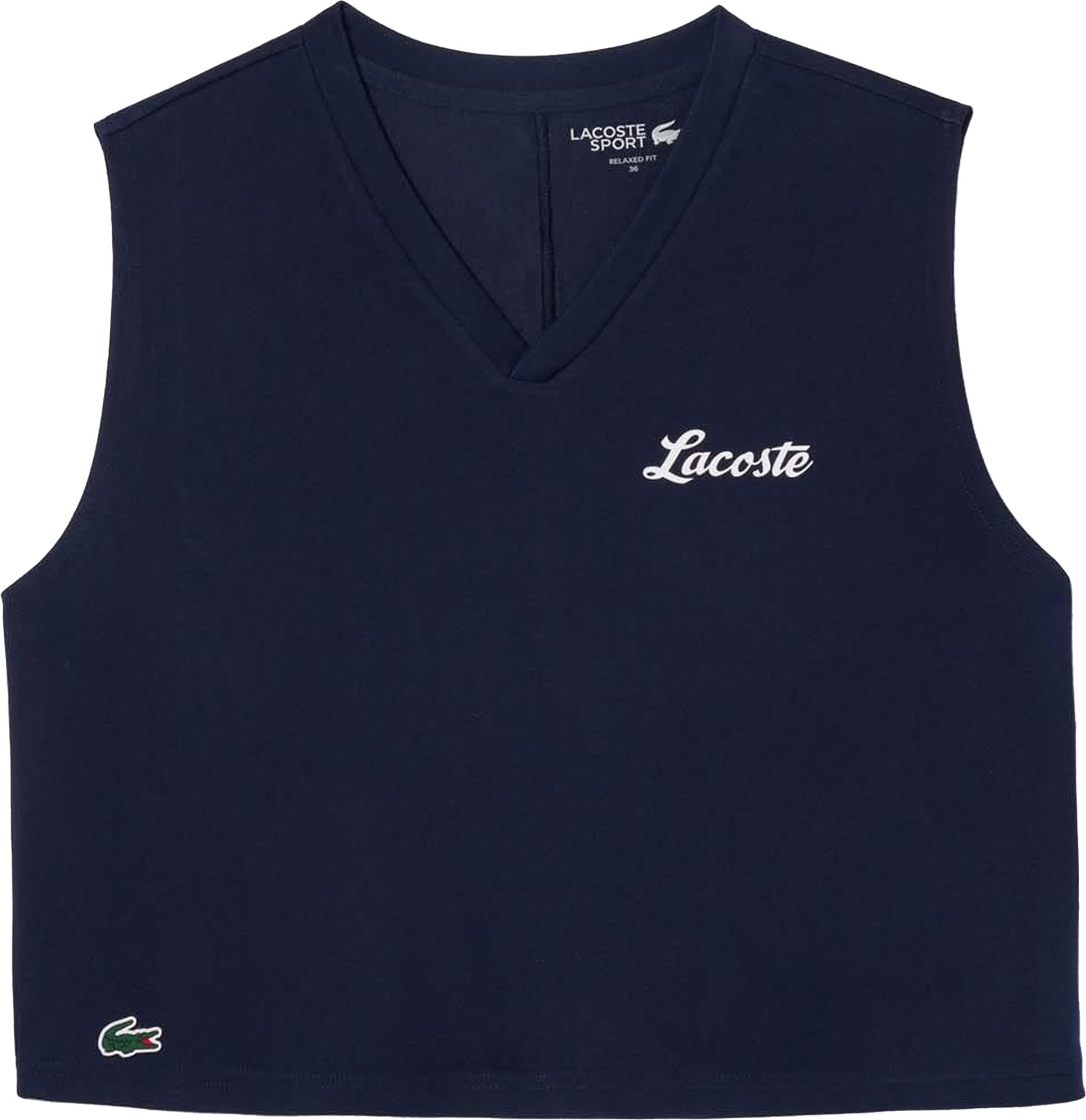 Lacoste - Kurzes Top für Damen - Sport (Blau)