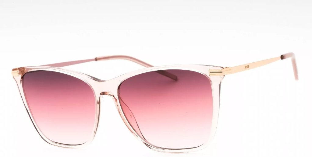 Boss Sonnenbrille mit Gradient-Pink-Gläsern