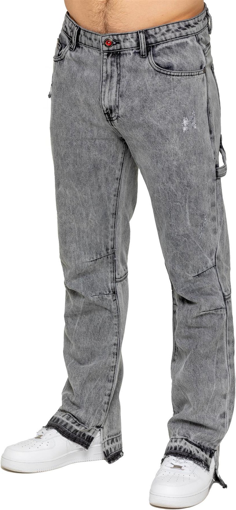 Enzo Milano | Herren Jeans mit geteiltem Saum