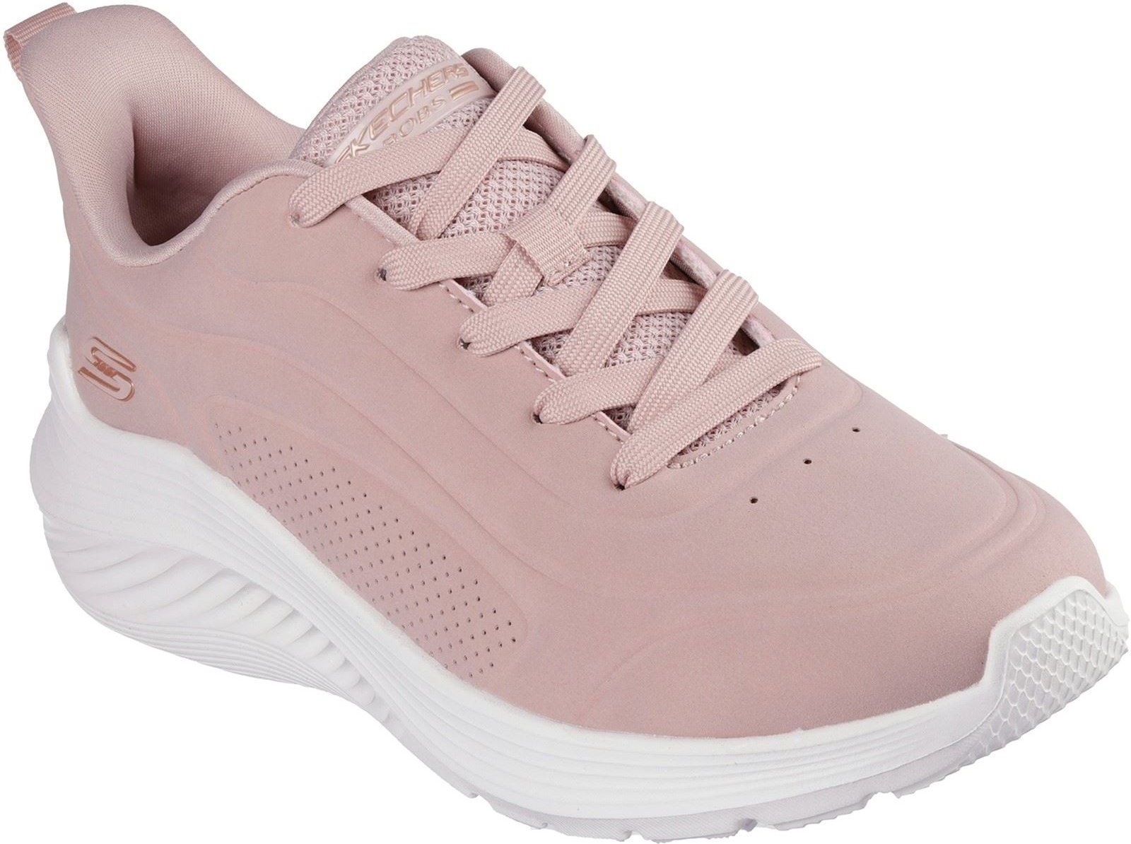 Skechers BOBS Sport Squad Waves Just Wading Damen Blush Sneakers