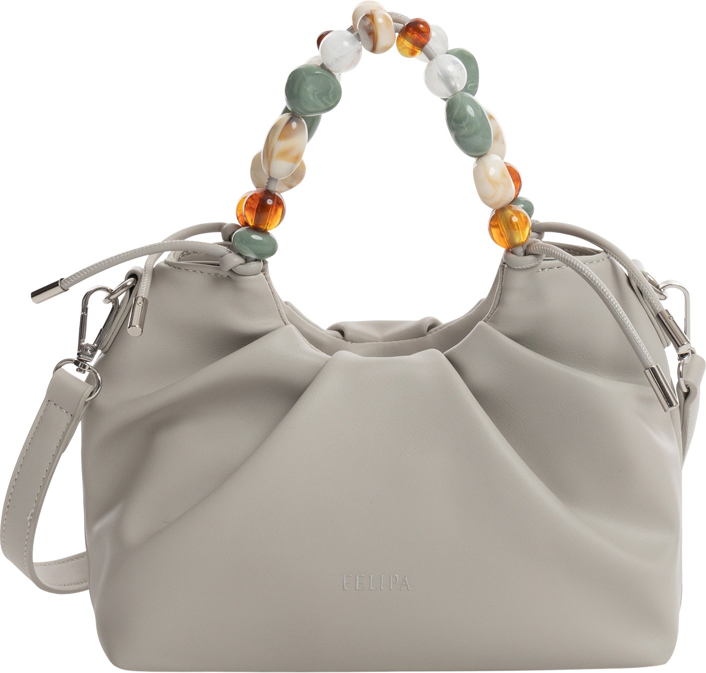 FELIPA Umhängetasche Damen grau