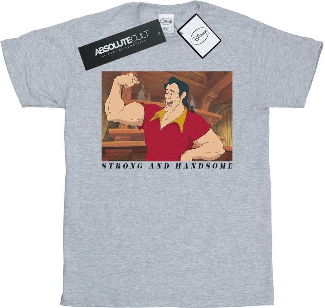 Disney - "Beauty And The Beast Handsome Brute" T-Shirt für Herren (Grau)