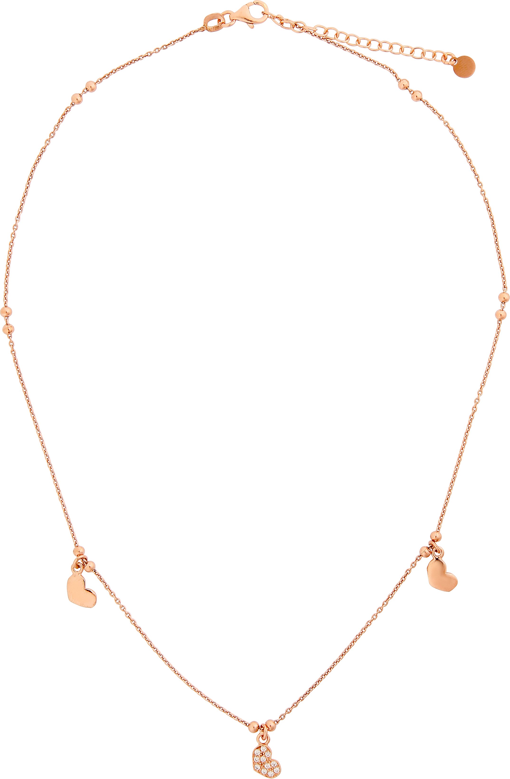 Orphelia 'Elisa' Halskette aus 925er Sterlingsilber für Damen, Rosé, ZK-7381