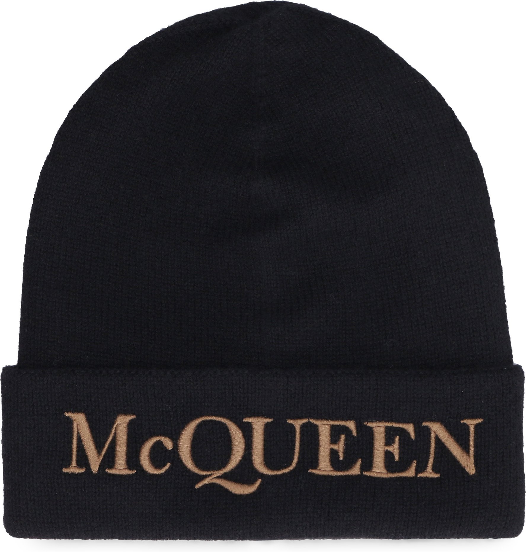 Schwarze Kaschmir-Mütze