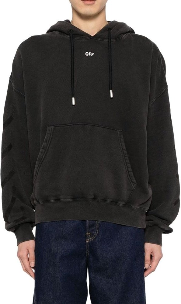 Hoodie mit langem Arm in lockerer Passform