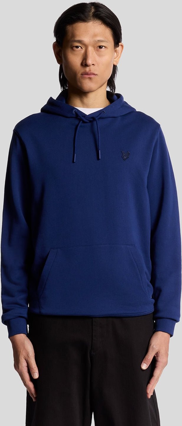 Lyle & Scott Superfine Cotton Loopback Hoodie - Blau