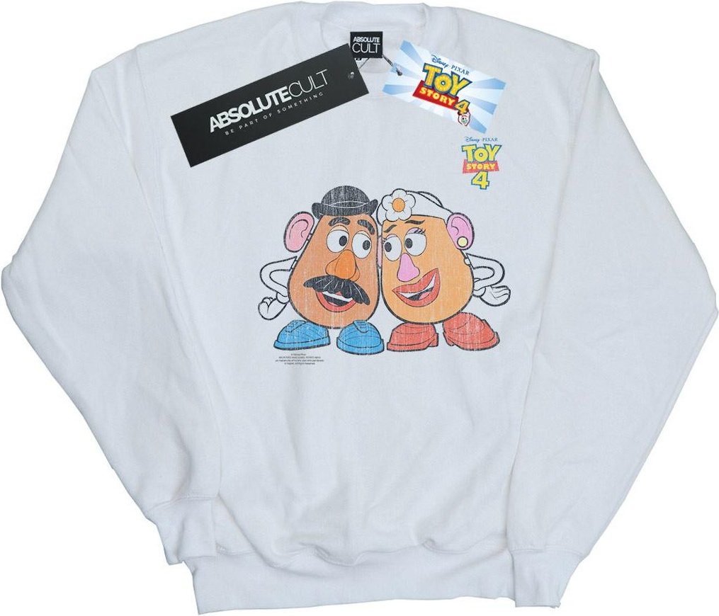 Disney - "Toy Story 4 Mr And Mrs Potato Head" Sweatshirt für Herren (Weiß)