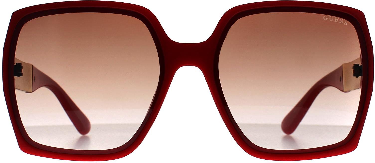 Guess Schmetterling Womens Glänzend Rot Braun Farbverlauf GO00031