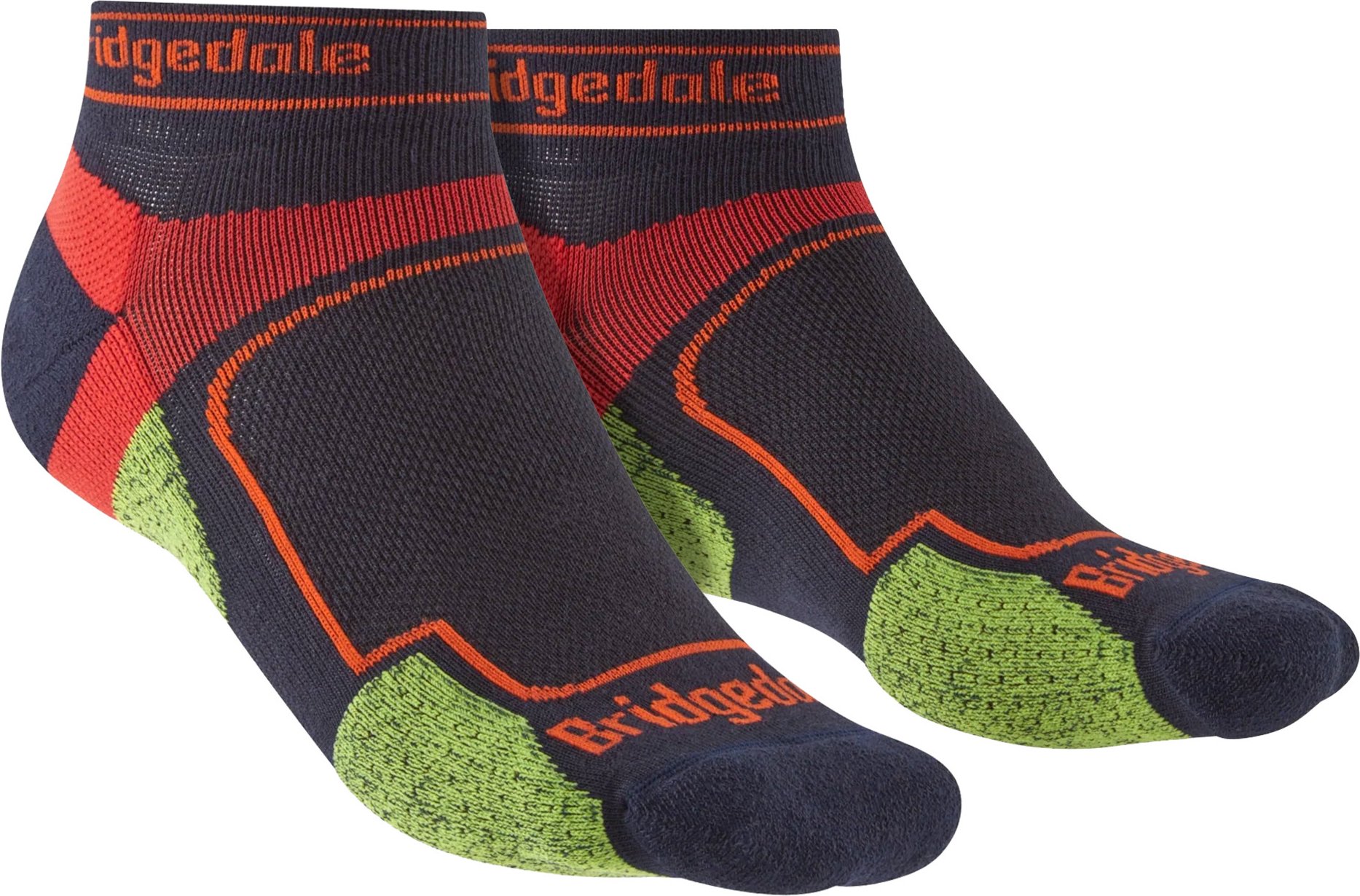Bridgedale - Mens Running Ultralight Sport Low Socken - Navy