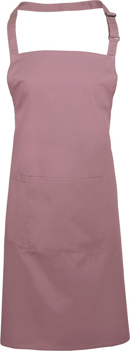 Thumbnail - Premier Damen/Frauen Farben Bip Schürze mit Tasche (Rose)