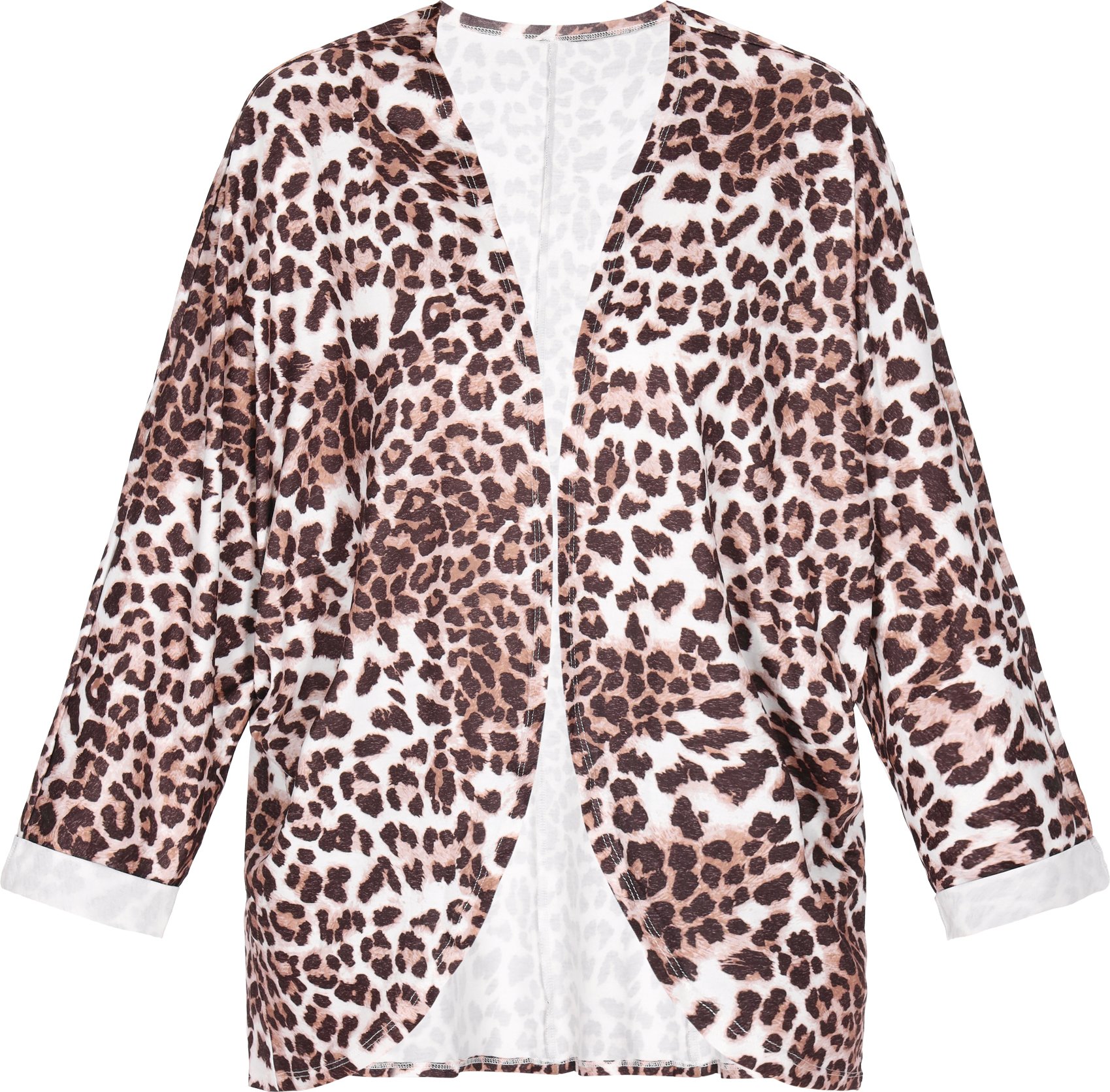 IZIA Strickjacke Frauen Leopard