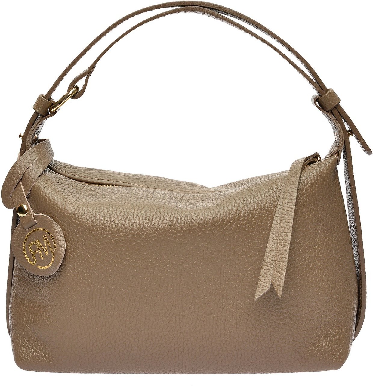 Roberta M Beige Leder Tasche