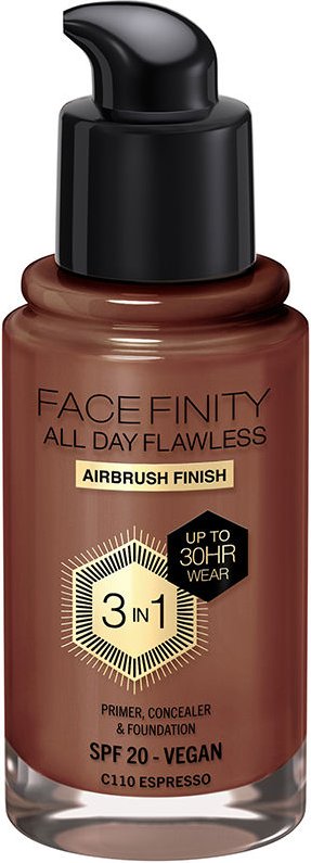 Thumbnail - Facefinity All Day Flawless 3 In 1 Foundation #c110-espresso 30 ml