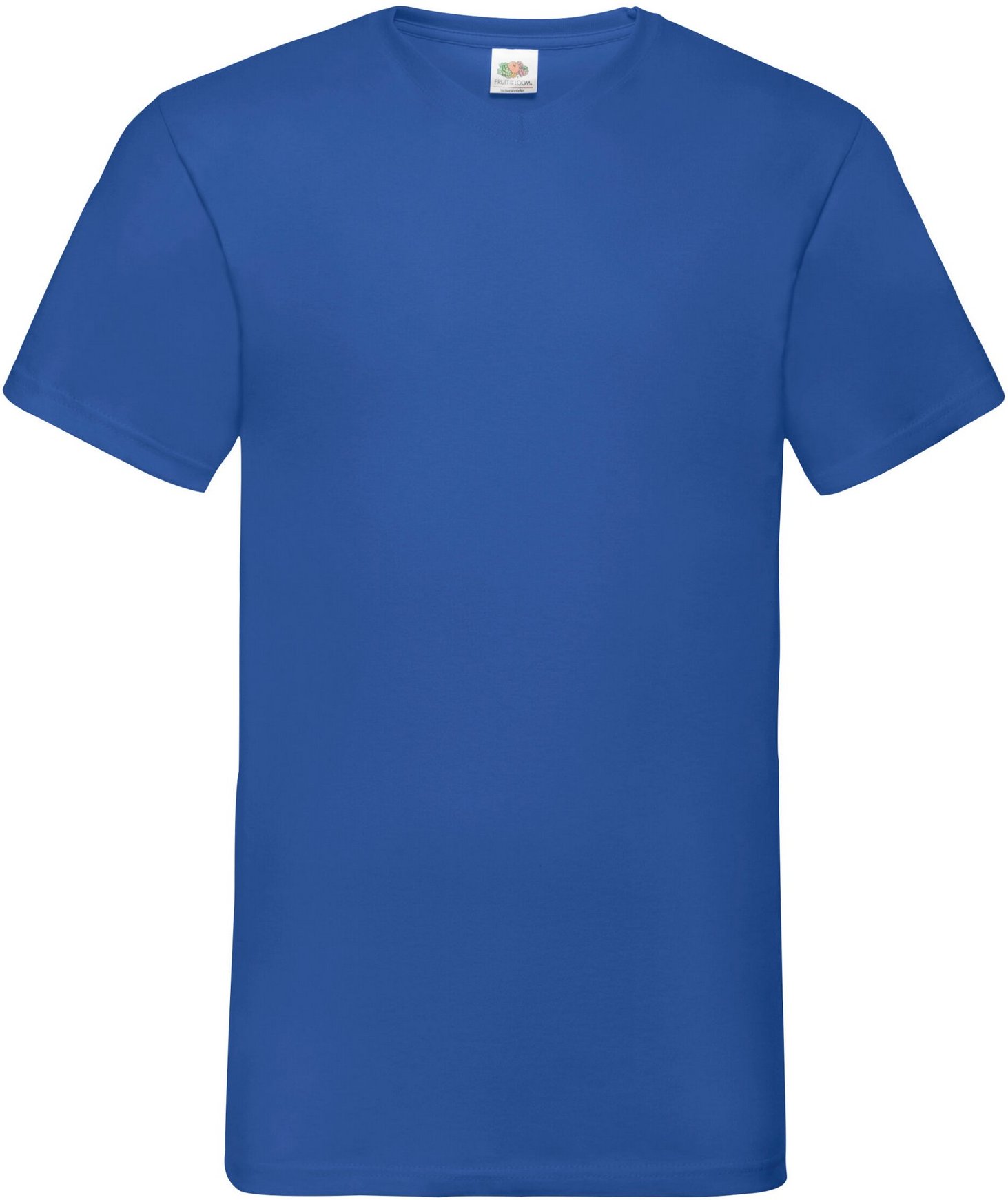 Fruit of the Loom Herren Valueweight V-Neck T-Shirt (Königsblau)