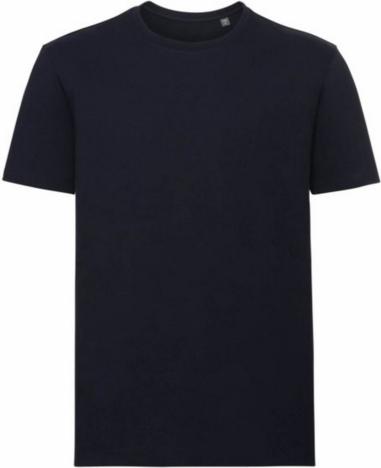 Russell Mens Pure Organic Kurzarm-T-Shirt (French Navy)
