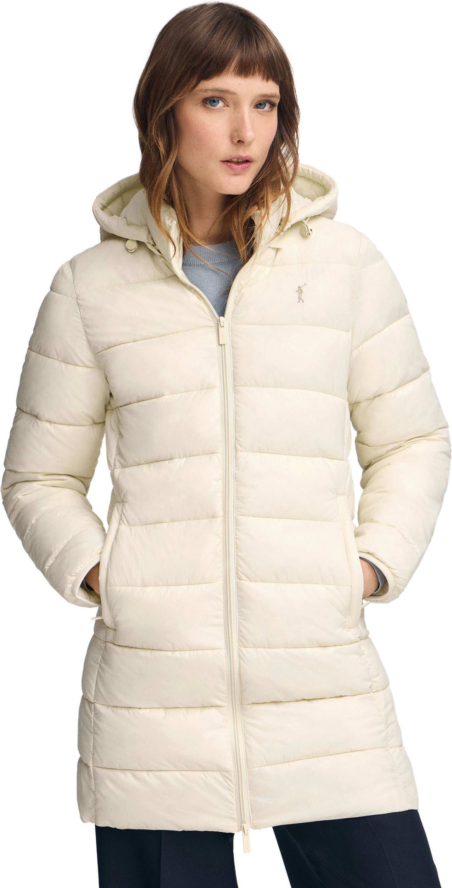 Jacke Salima Embroidery ecru mit Rigby Go-Logo