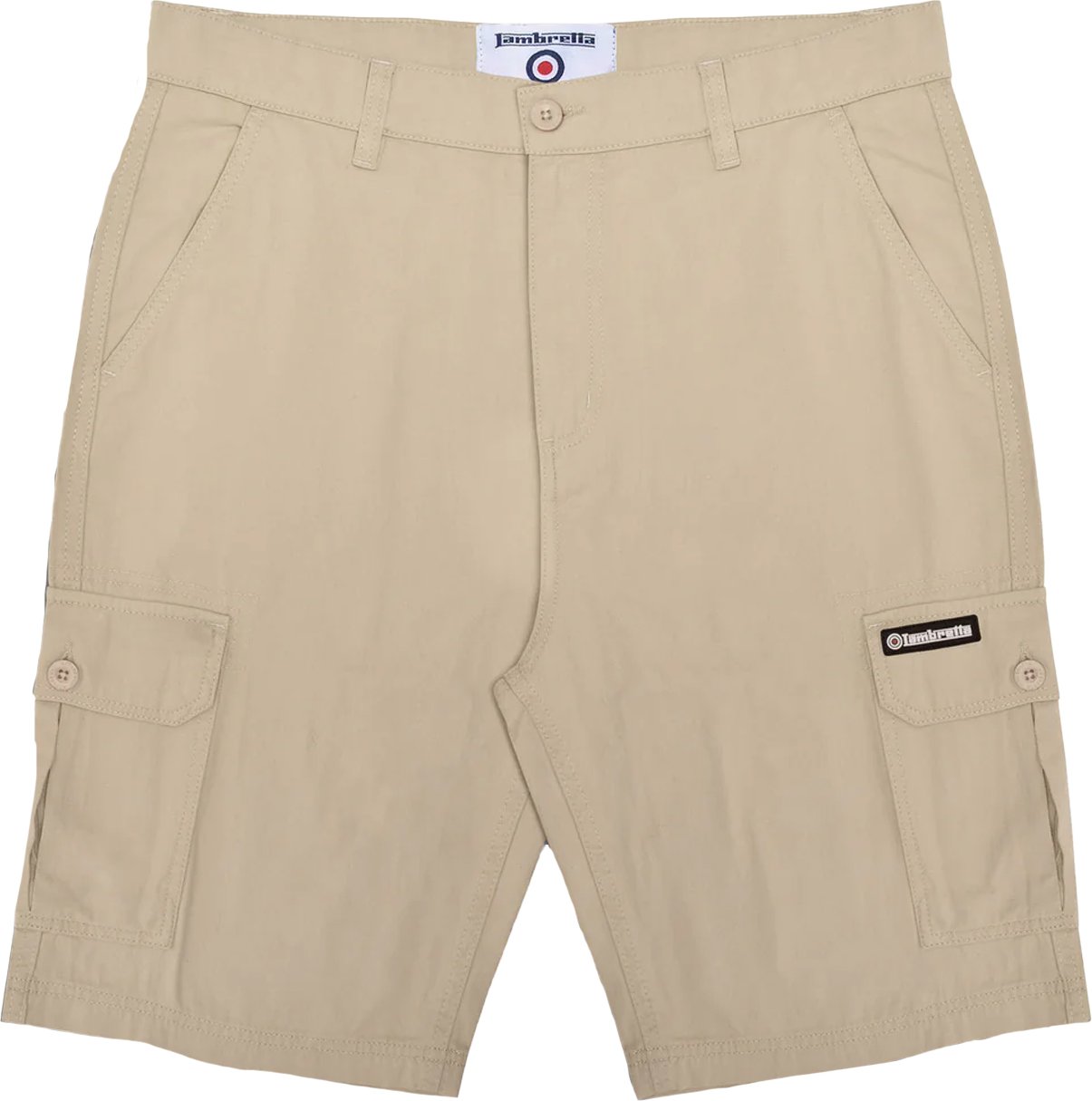 Lambretta - "SS25" Cargo-Shorts für Herren (Steinfarben)