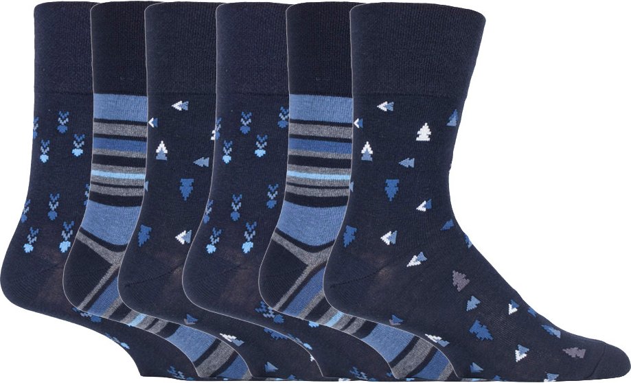 Gentle Grip - 6 Paar Herren Gentle Grip nicht elastische Socken - SOMRJ577
