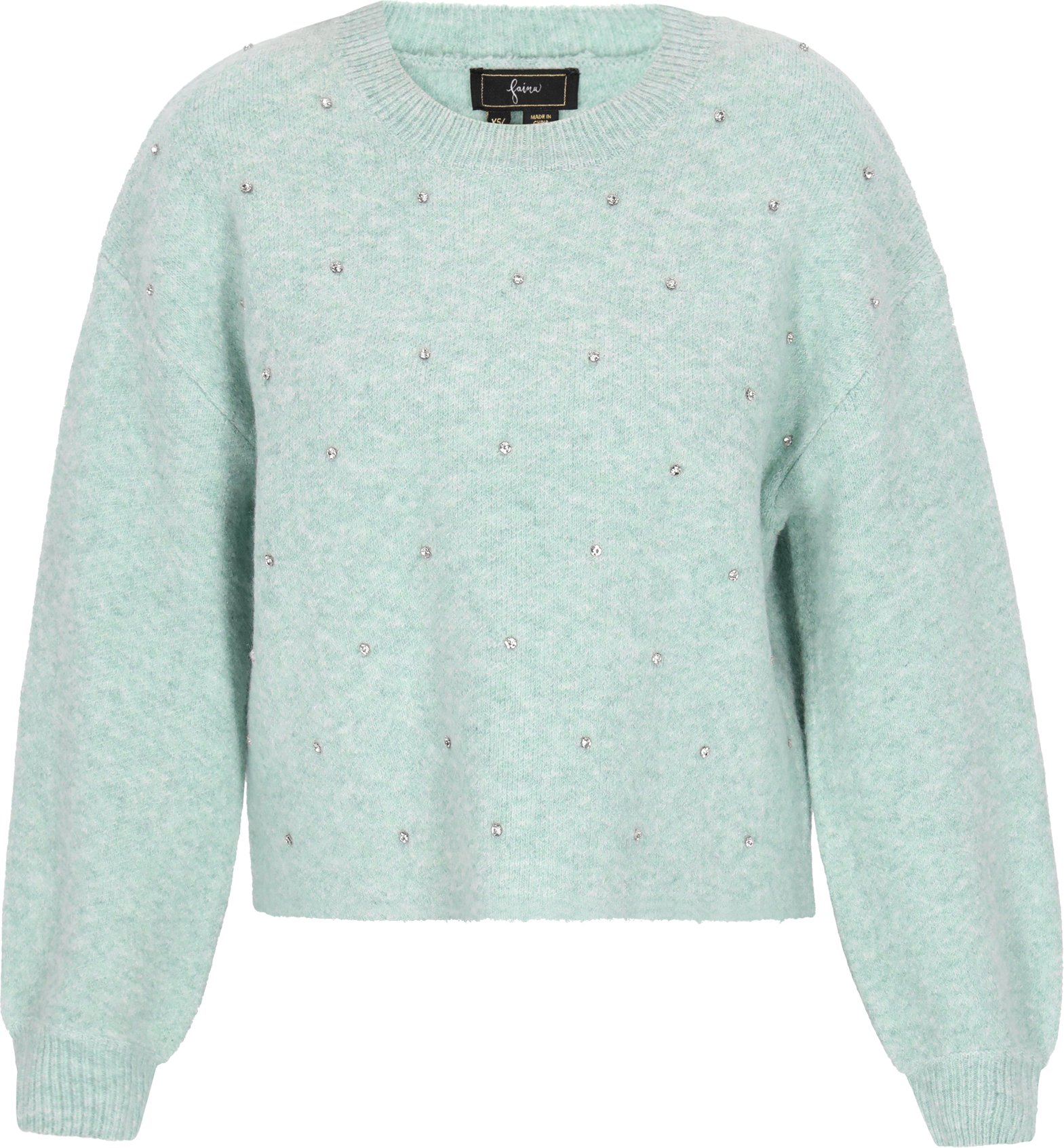 Faina Pullover Frauen Salbeigrün