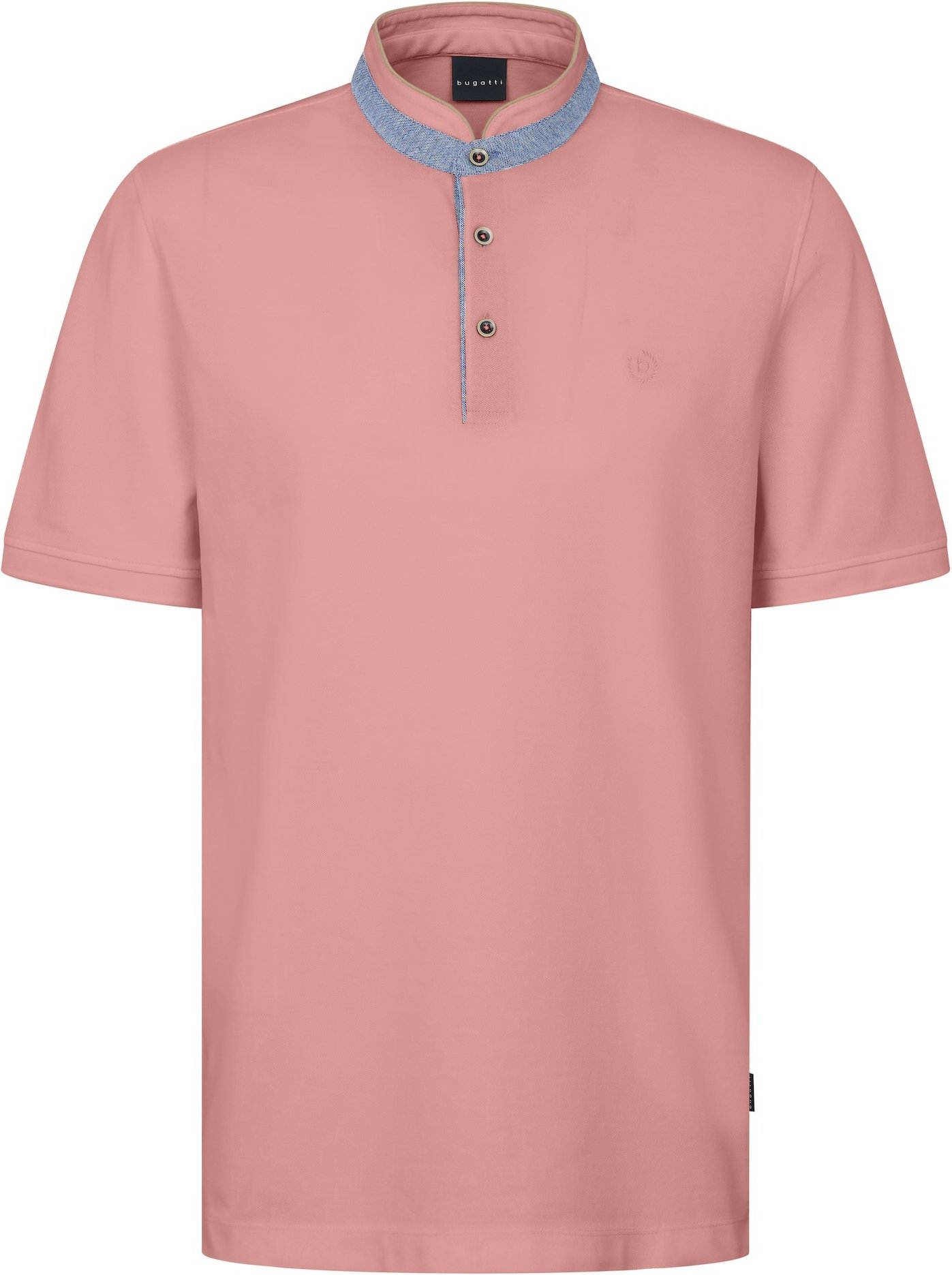 Bugatti Herren Polo mit Stehkragen