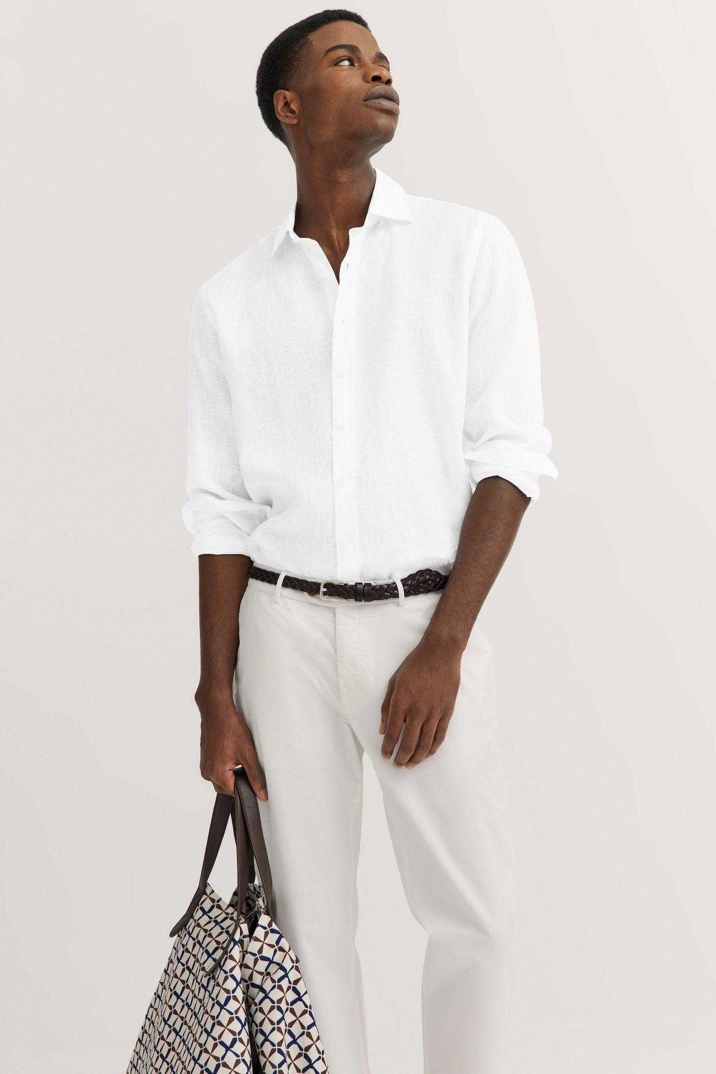 Thumbnail - Bugatti Herren Hemd aus Leinen