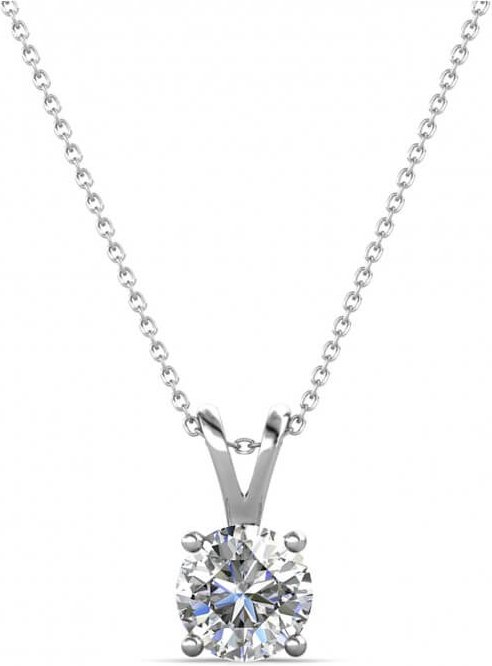 Vernice Stein-Anhänger - Silber und Kristall