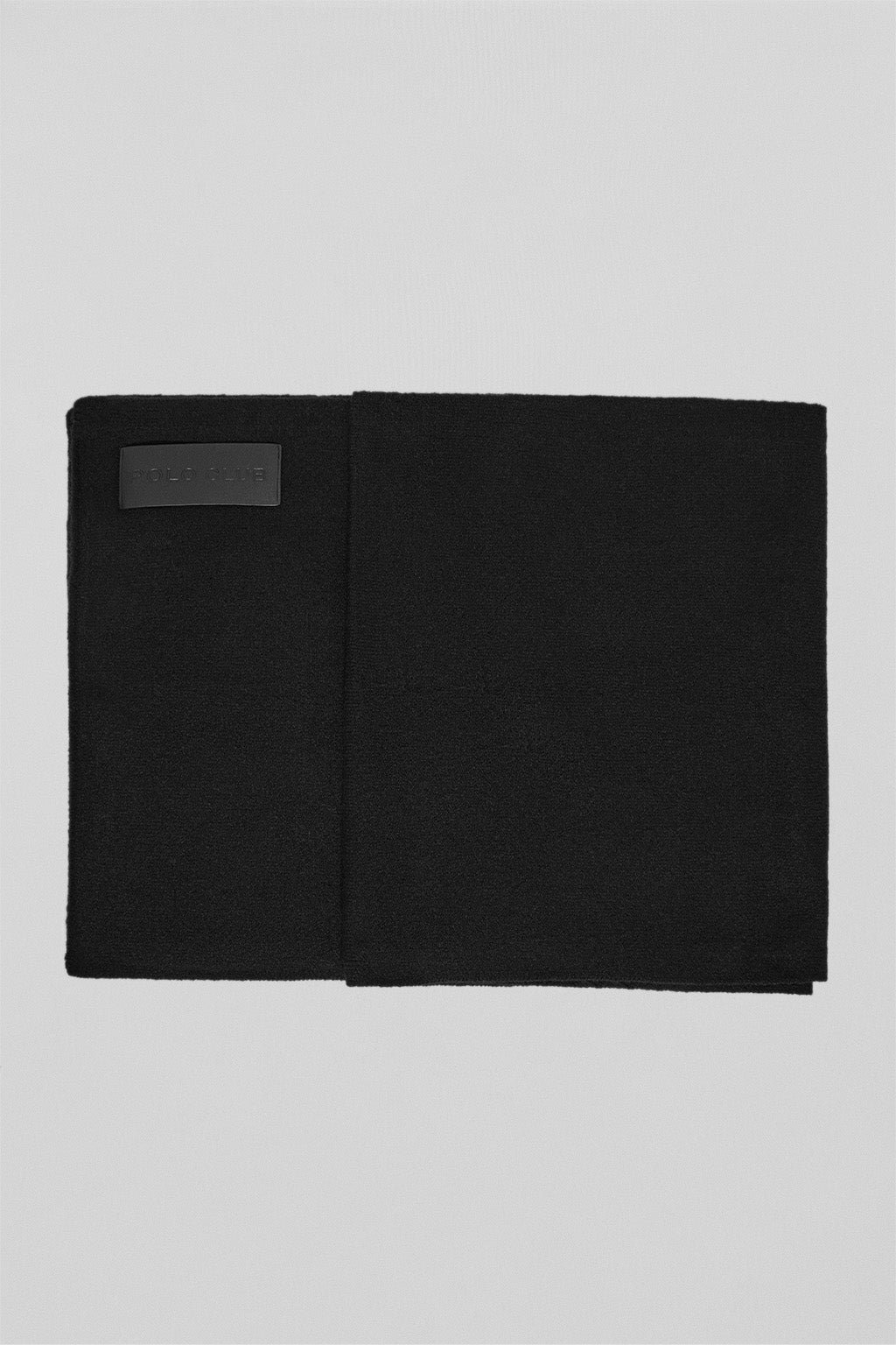 Schal Sina schwarz mit Polo Club Details