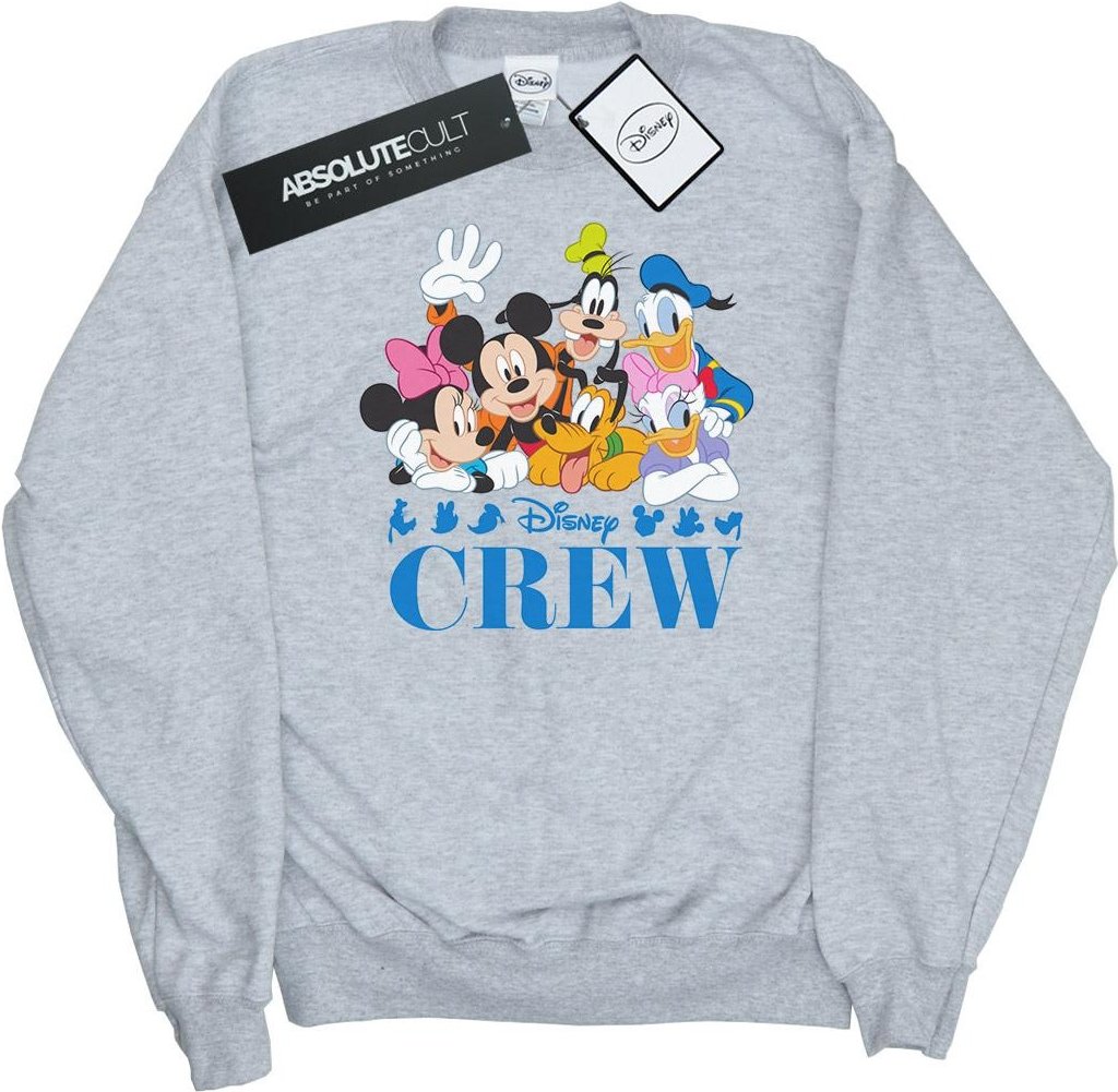 Disney - "Mickey Mouse Disney Friends" Sweatshirt für Mädchen (Grau)