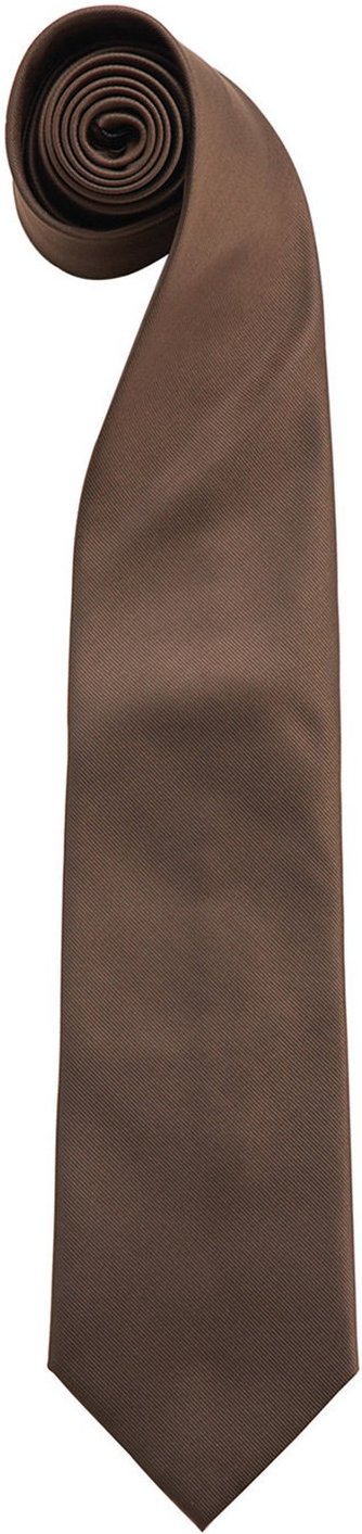 Premier - "Colours Fashion" Krawatte für Herren (Braun)