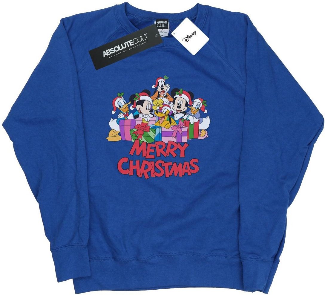 Disney - "Mickey Mouse And Friends Christmas" Sweatshirt für Damen (Königsblau)