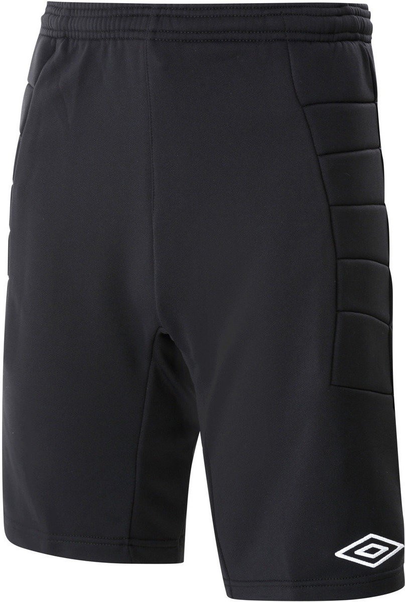 Umbro gepolsterte Torwartshorts für Herren (Schwarz)