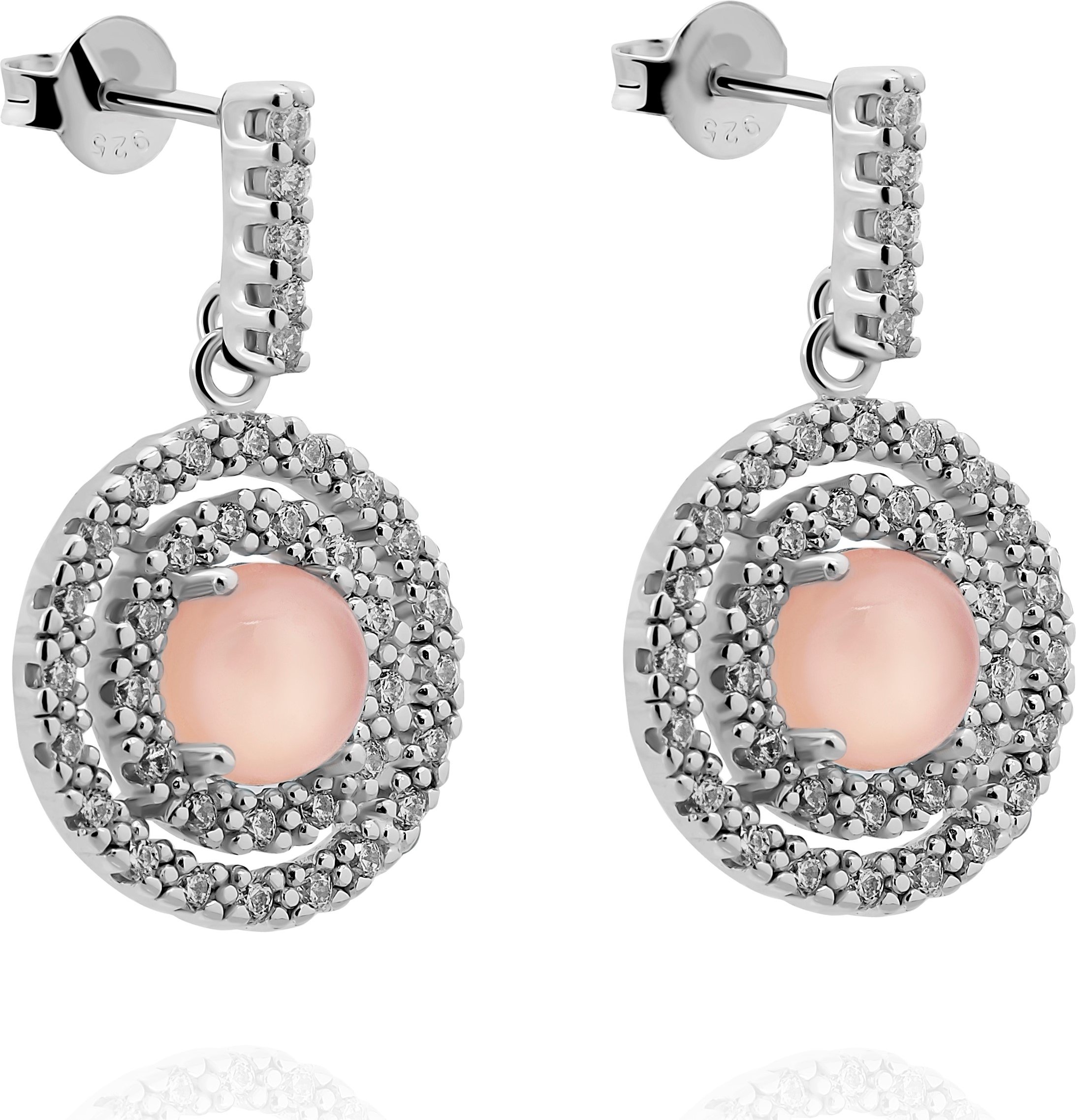 Orphelia 'Rivera' Tropfenohrringe aus 925er Sterlingsilber für Damen - Silber ZO-7481/PC