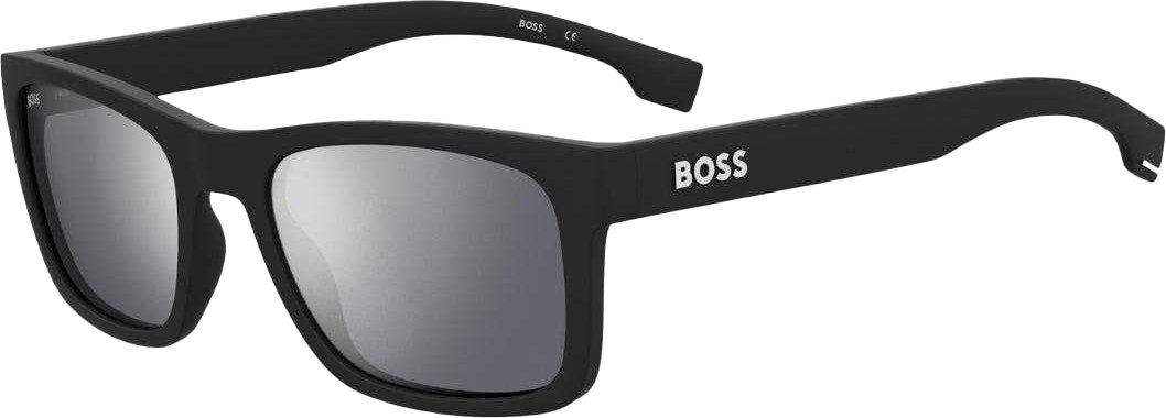 Hugo Boss - Sonnenbrille für Herren, Matt (Schwarz)