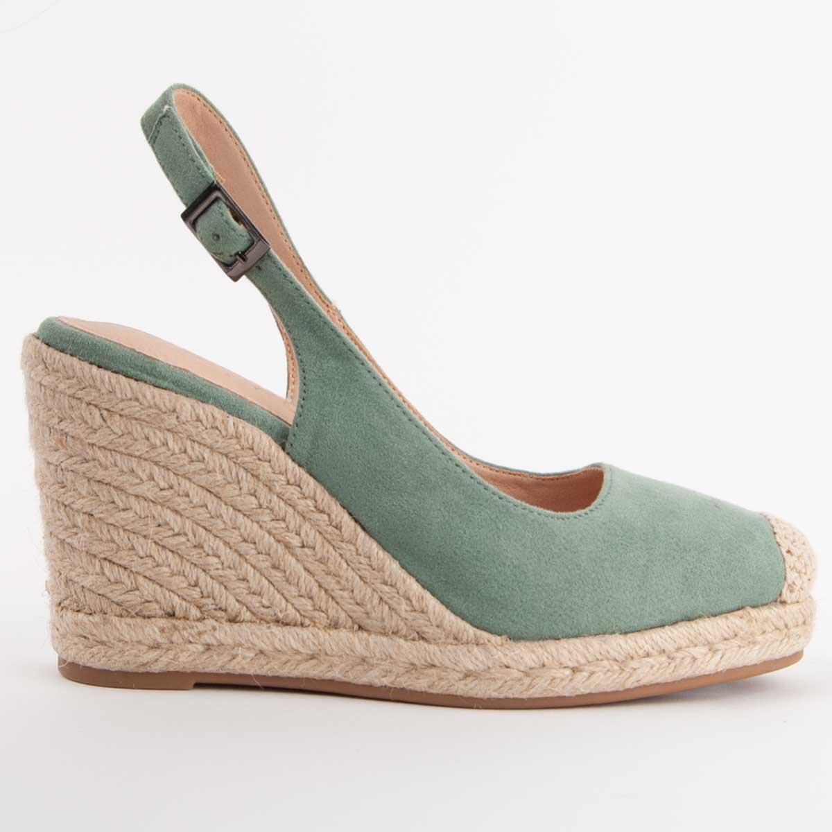 Montevita Espadrille Mit Keilabsatz Balenci7 Grün