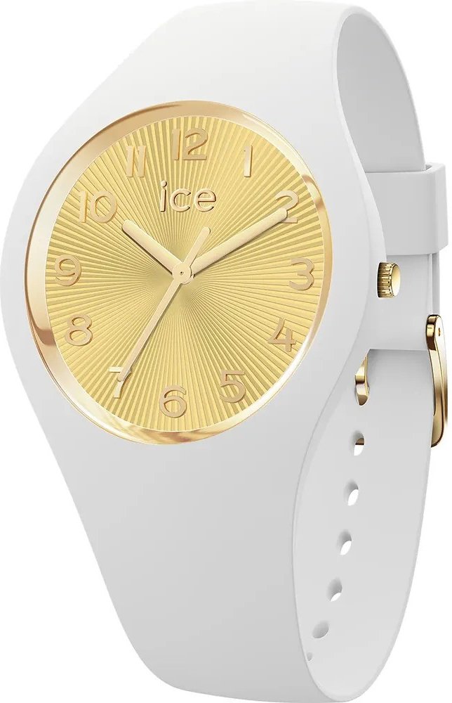 Ice Watch Ice Champagne - White Gold Weiß Damen Armbanduhr 025250 -
