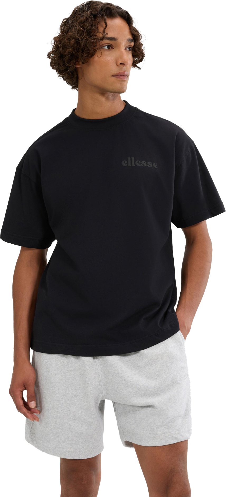Ellesse - "Entriamo" T-Shirt für Herren (Schwarz)