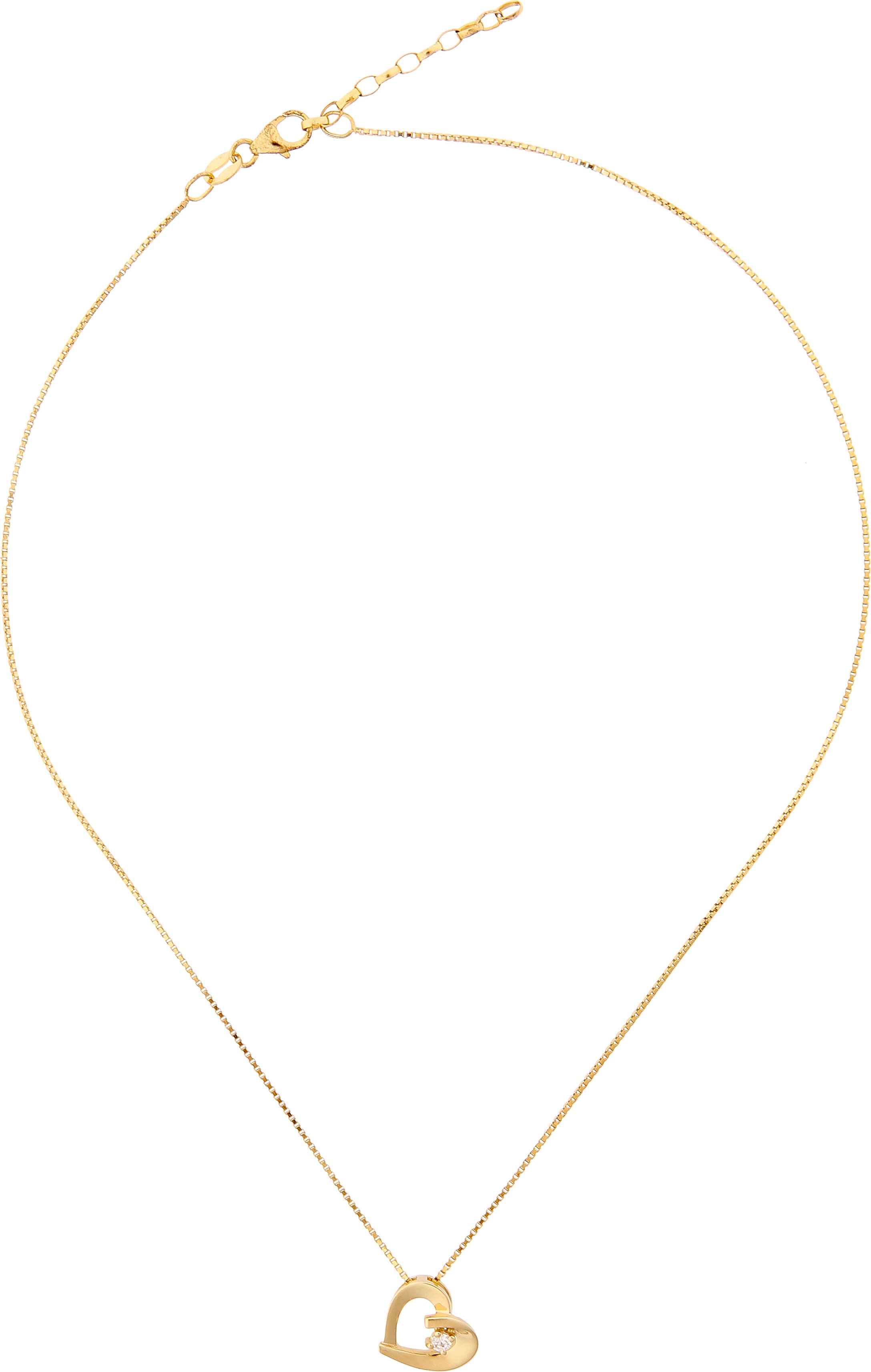 Orphelia 'Mera' Damen-Kette mit Anhänger aus 925er Sterlingsilber, Gold, ZH-7370 G