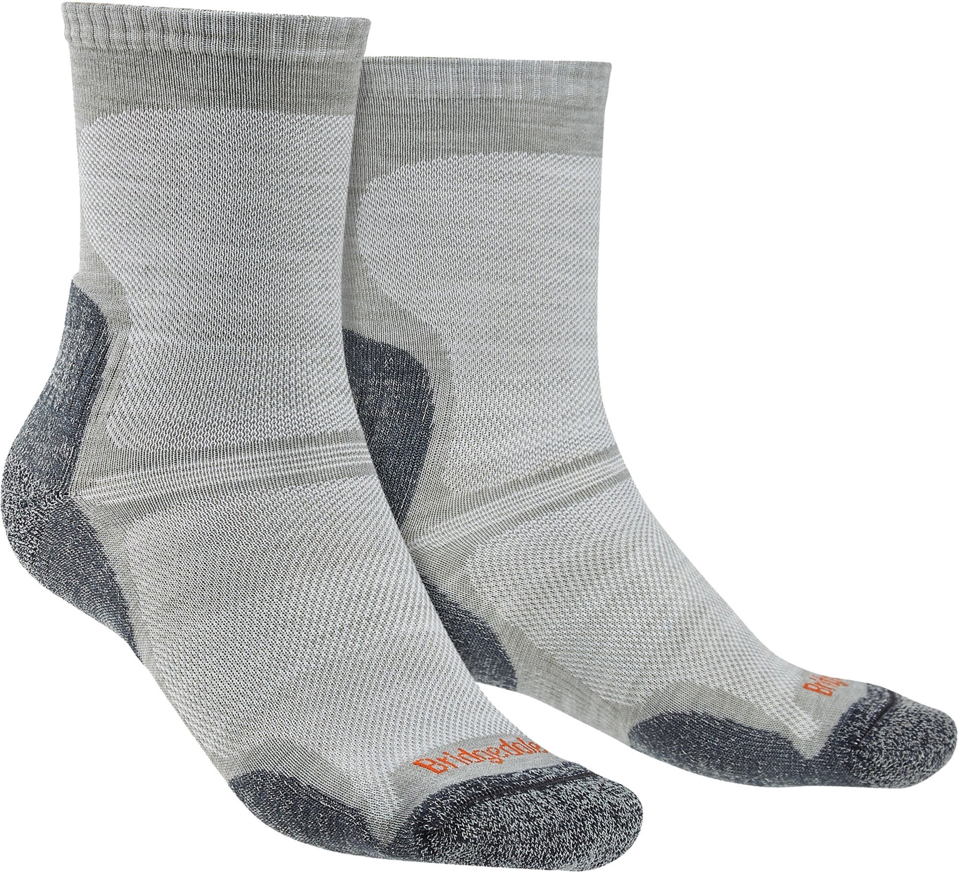 Bridgedale - Herren Wandern Ultraleichte Merinowolle Socken - Gunmetal