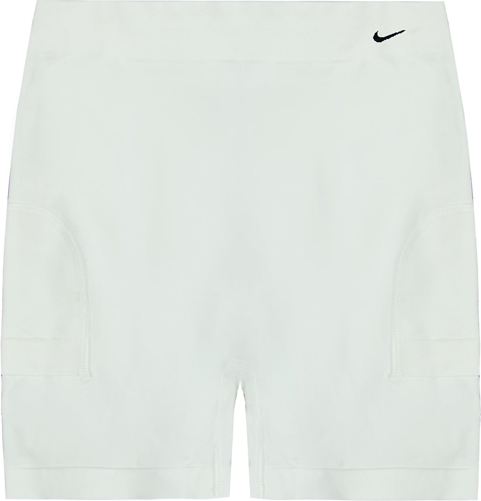 Nike Dri-Fit Nahtloses Shorts Training Laufen White Womens Gym Bottoms 241080 102