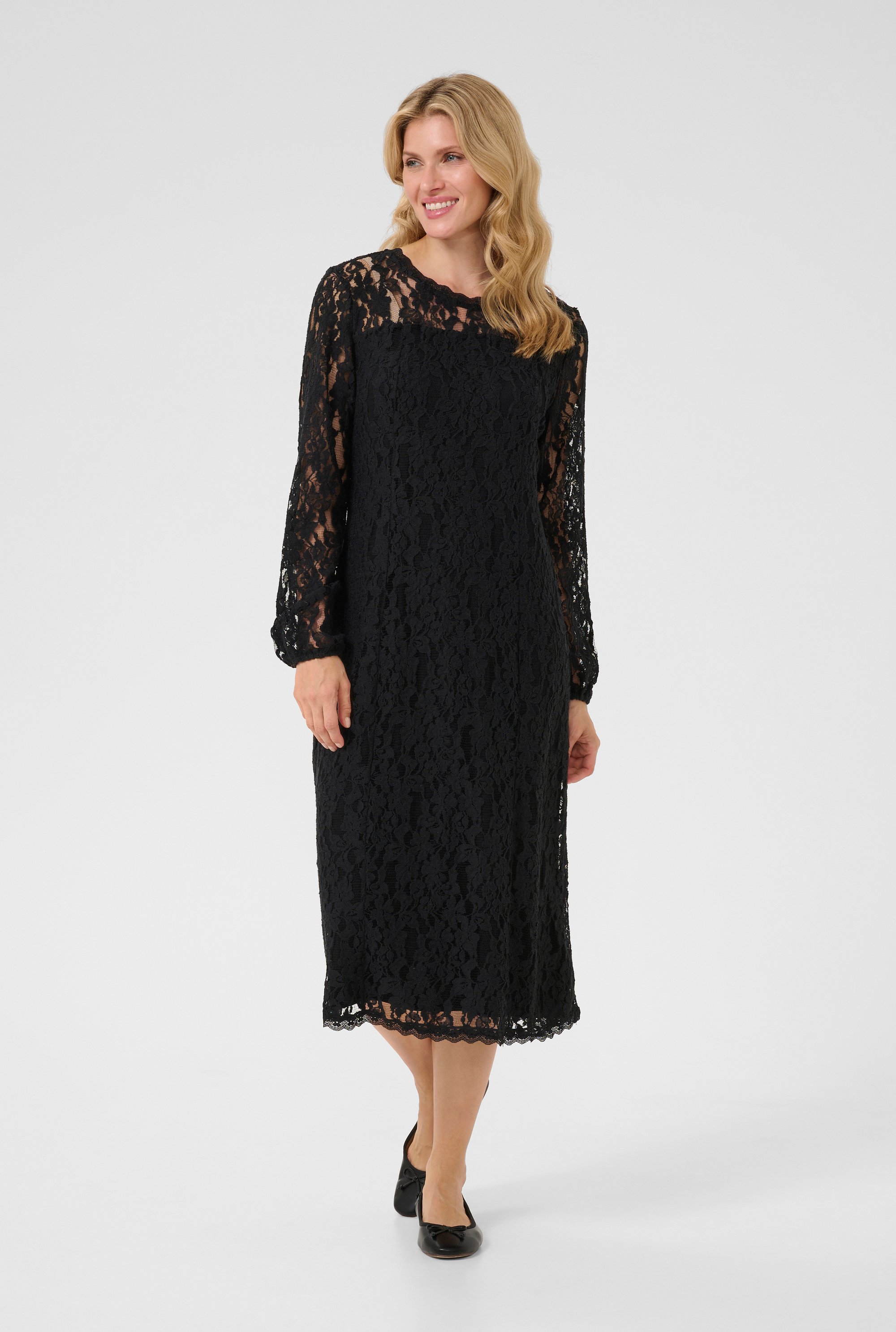 Jerseykleid Feminine Pitch Blac