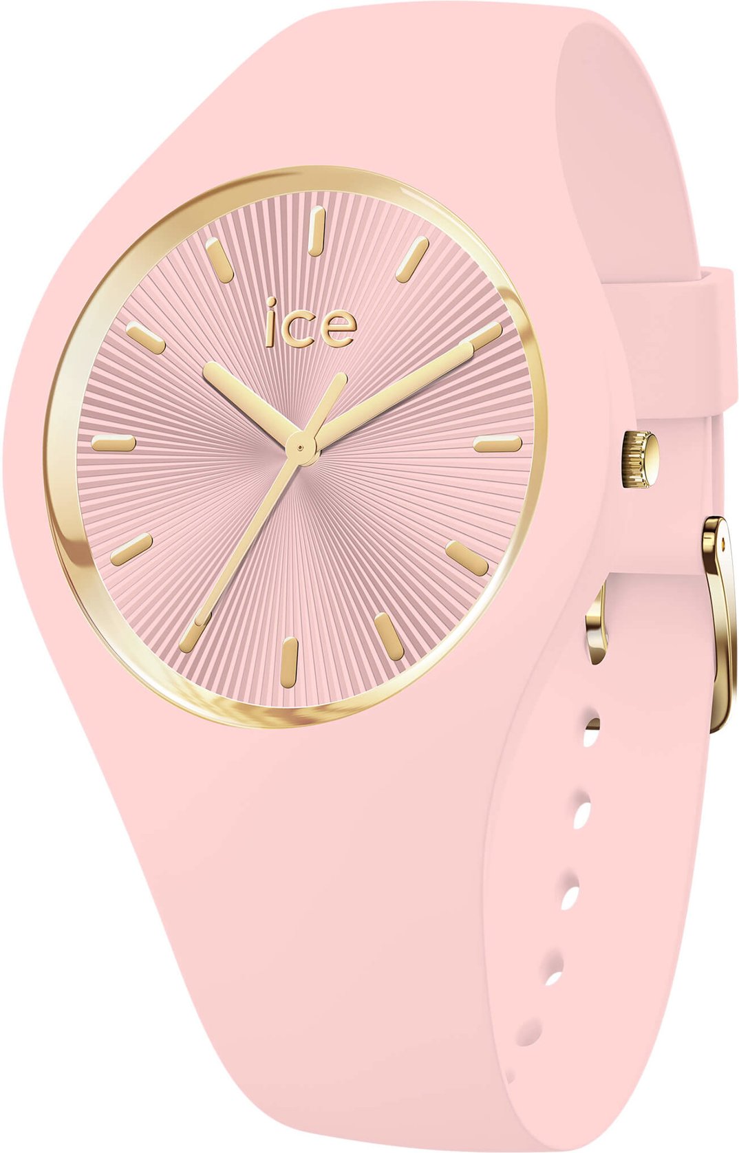 Ice Watch Ice Champagne - Soft Pink Rosa Damen Armbanduhr 025352 - M