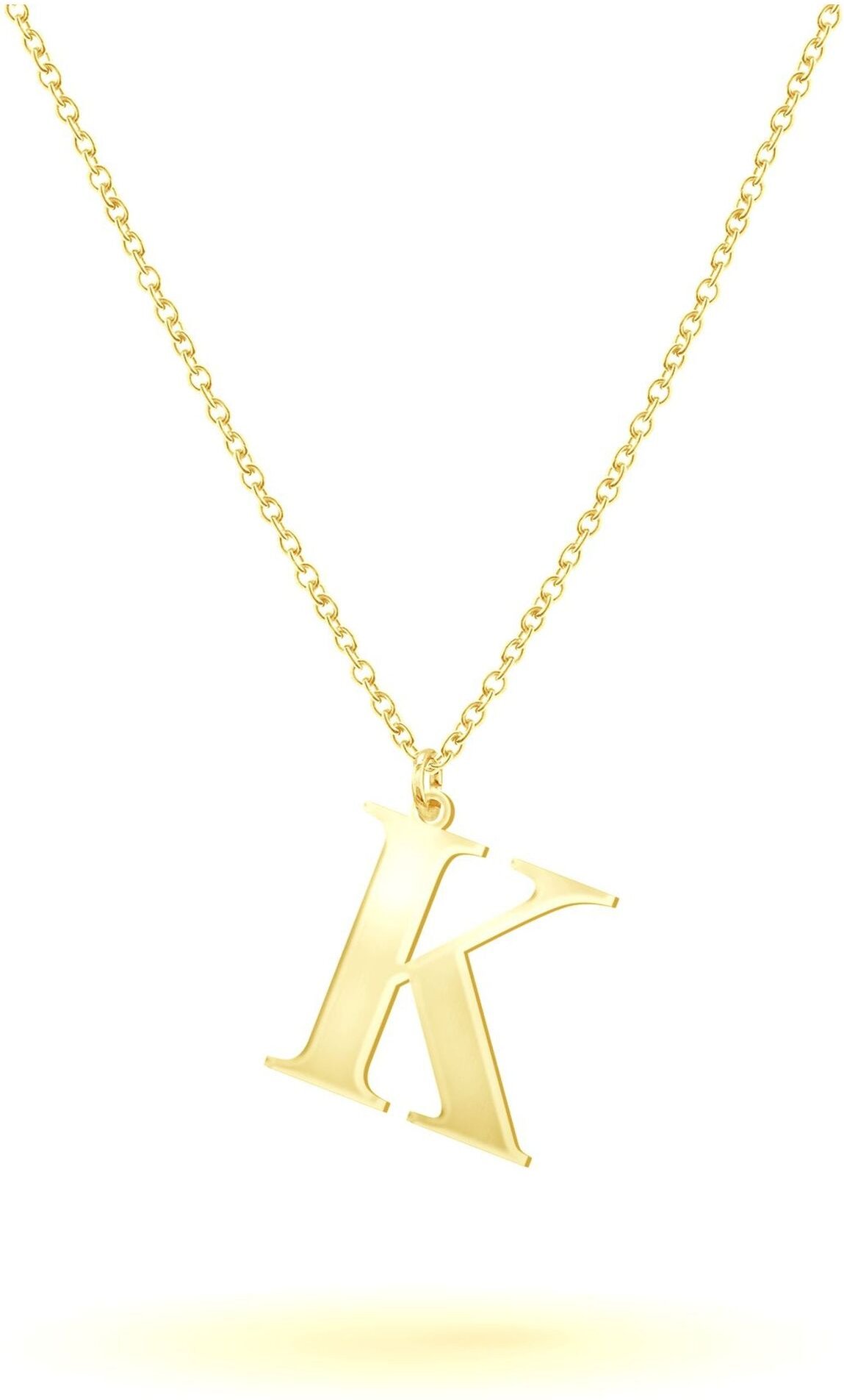 BEKA&BELL Anhänger mit Kette 925-Sterling Silber vergoldet Glänzend 45cm