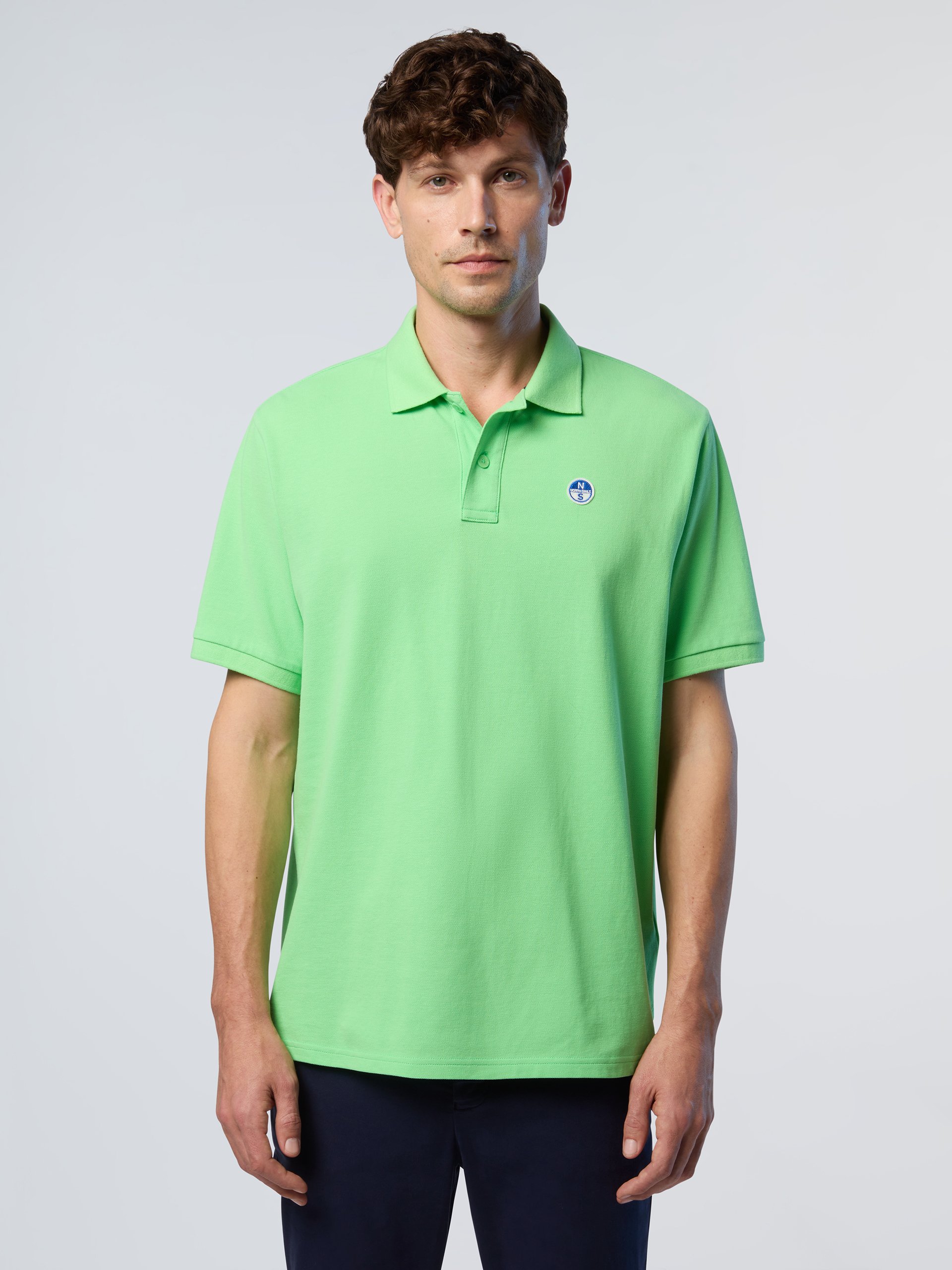 Thumbnail - North Sails Polohemd Mit Logo-Patch