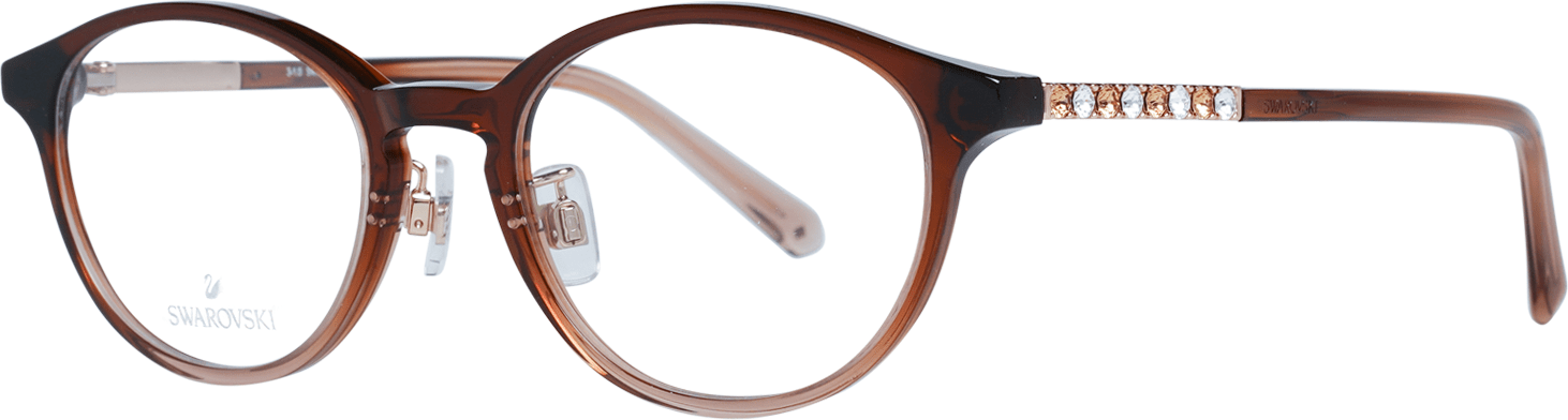 Swarovski Braune Damen-Brillenfassung