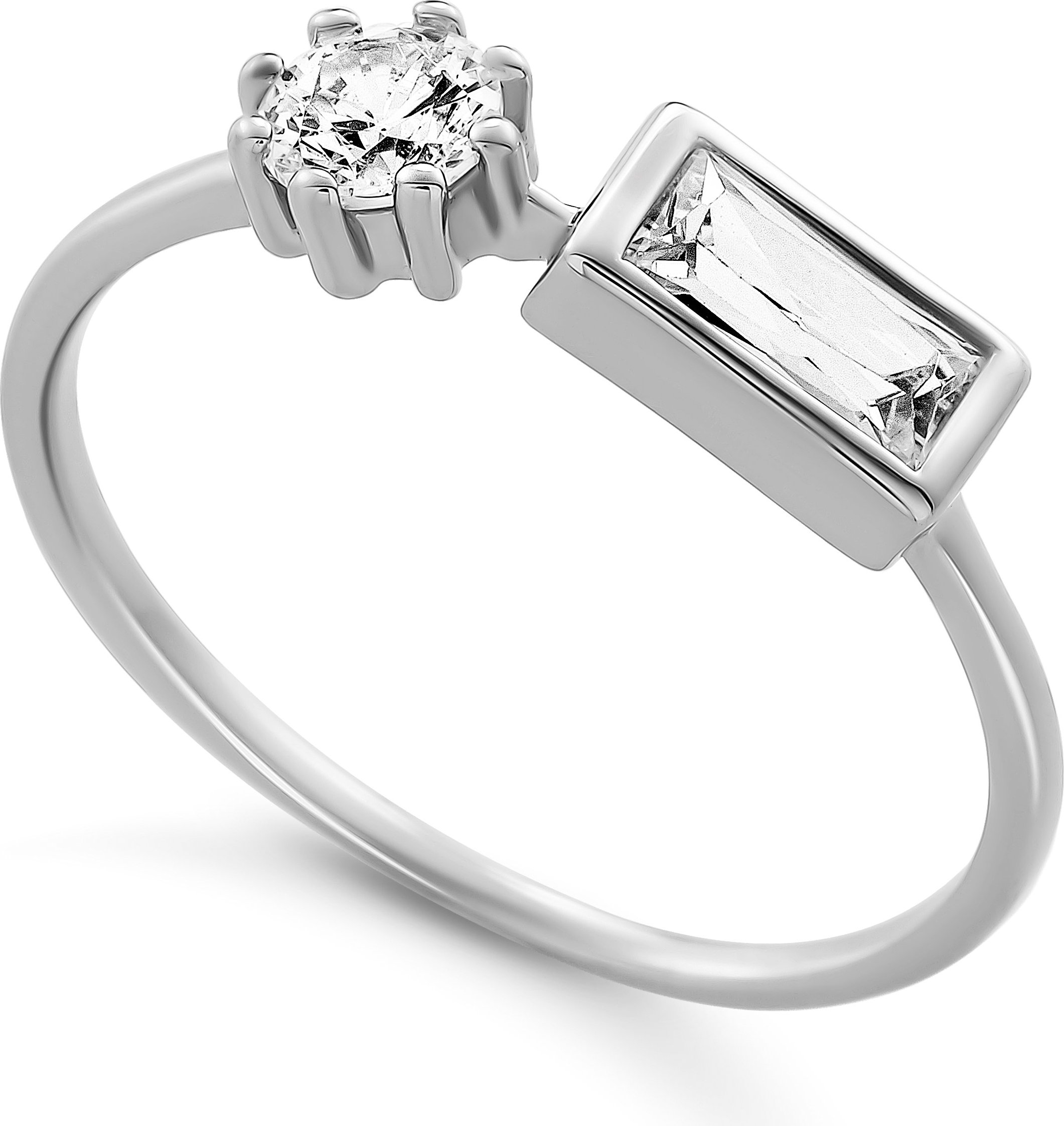 Orphelia 'Madelyn' Damen-Ring aus 925er Sterlingsilber – Silber ZR-7583