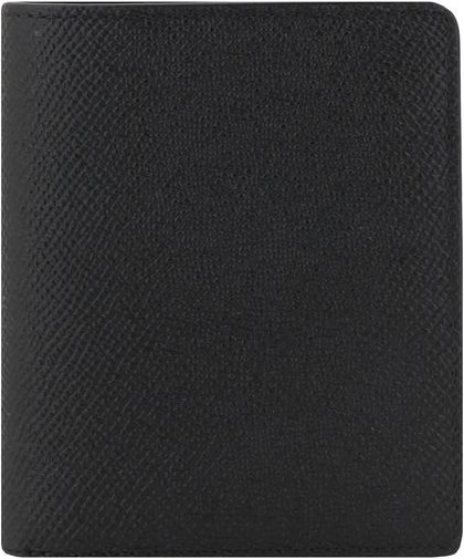 Schwarze Kalbsleder Bos Taurus Geldbörse