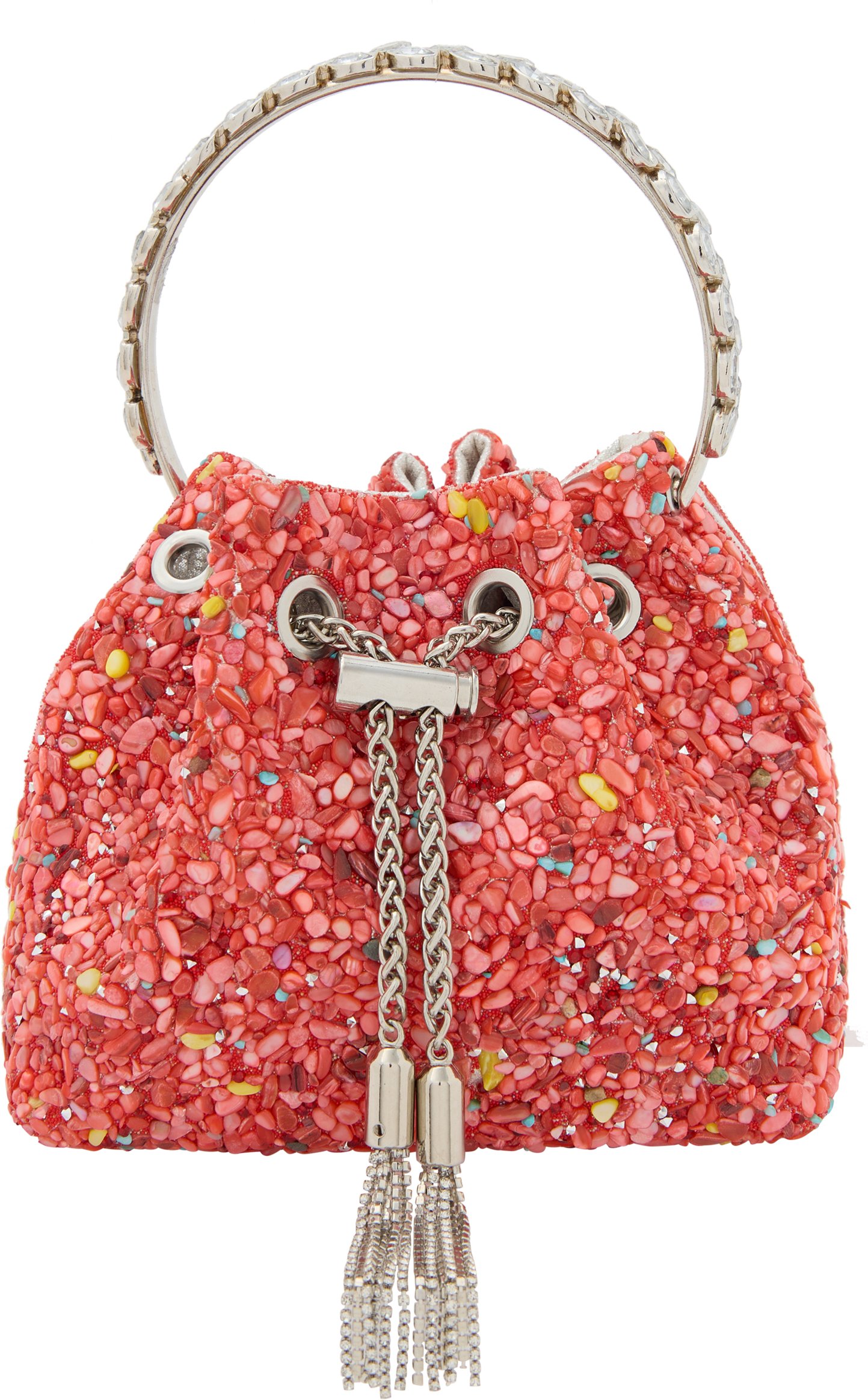 Faina Beuteltasche Beuteltasche Frauen rot mehrfarbig